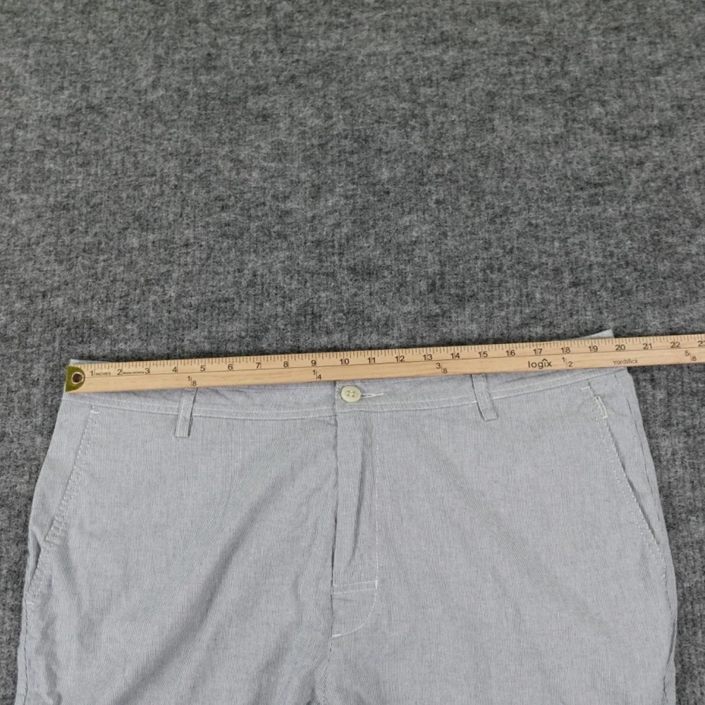 Linksoul Pants Mens 38 Blue‎ White Pinstripe Chinos Cotton Blend Light (40X31)